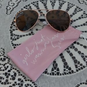 Summer & Rose Sunglasses, rose gold.